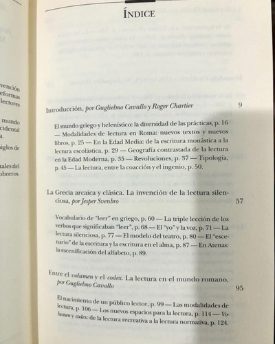 Historia De La Lectura En El Mundo Occidental. Chartier. (Usado)