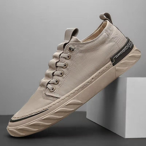 Zapatillas De Lona Transpirables Casuales Para Hombres