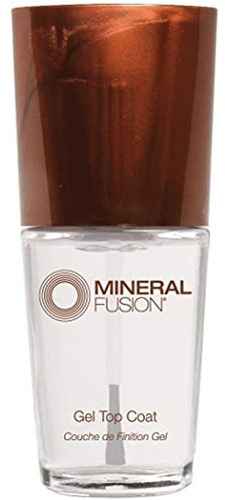 Esmalte De Unas Mineral Fusion Gel Top Coat, 0.33 Onza