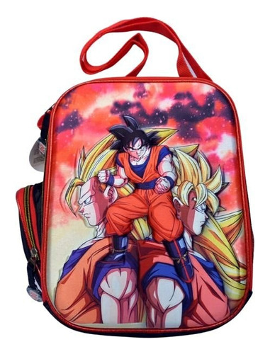 Lonchera Dragon Ball Z 3d Personajes Sobresalen Térmica