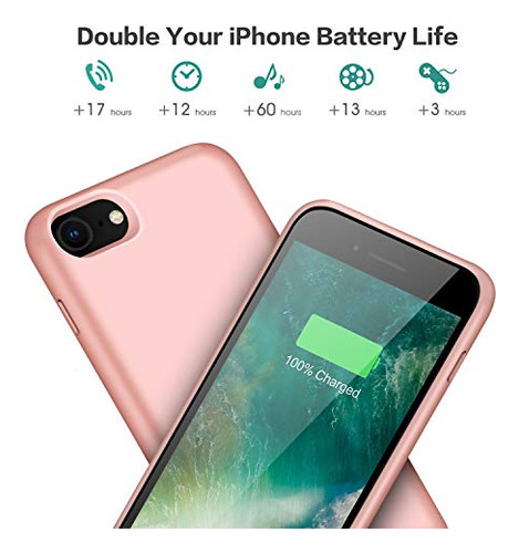 Funda De Batería Para iPhone 8/7/6s/6/se (2020), Funda De Ca