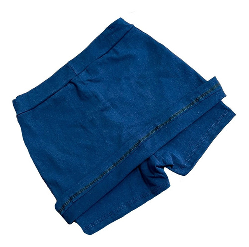 Short Pollera Colegial Azul Para Nena Talle 4 Al 12