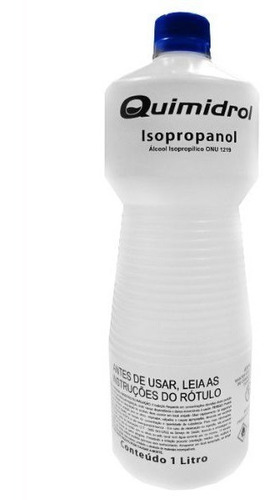 Álcool Isopropanol Isopropílico 1 L Limpa Placas Lava Placa 