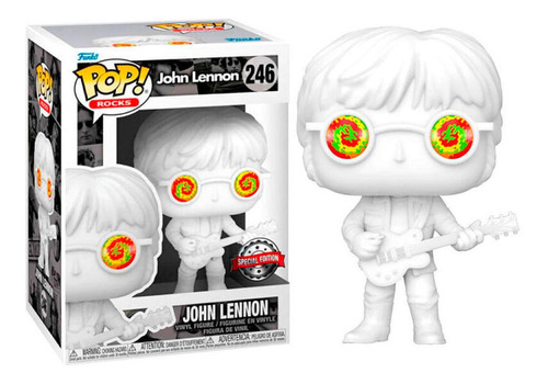 Funko Pop Rocks John Lennon W/psychedelic Shades 246