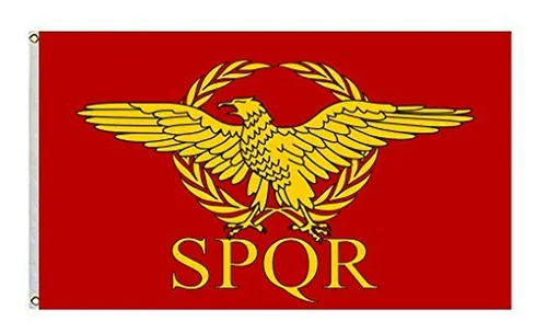 Bandera Del Senado Y Pueblo De Roma Tamaño 3x5 Pies