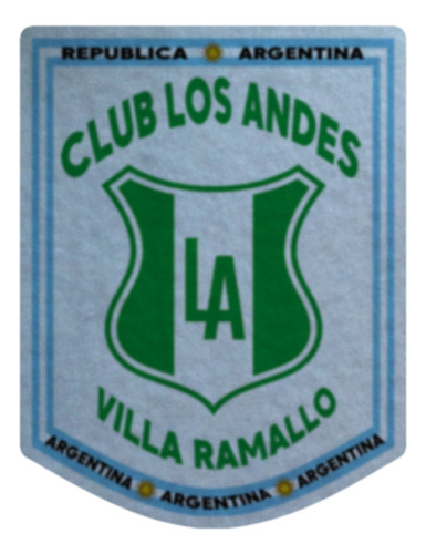 Parche Coleccion Club Los Andes Villa Ramallo