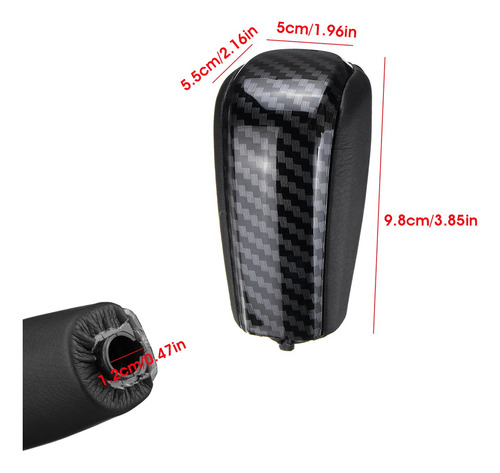 Pomo De Cambio De Cuero Pu Para Toyota Land Cruiser Prado Fj