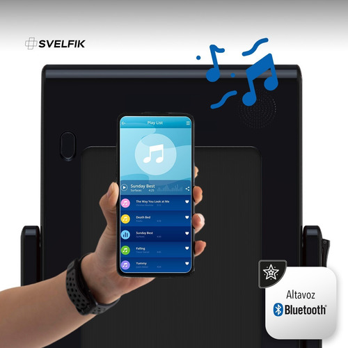 Imagen 5 de 10 de Caminadora Eléctrica Con Bocina Bluetooth 2.5 Hp Ng Svelfik
