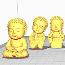 Comprar Baby Buda Set 6 Modelos Archivo Stl Impresion3d 