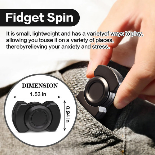 Brinquedos De Ansiedade 3 Em 1 Para Adultos: Spinner,