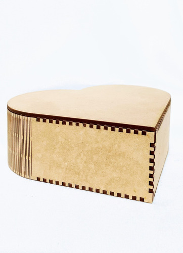 Caja Corazón Bombones San Valentin - Mdf / Fibrofacil