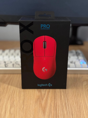 Mouse Logitech Gpro X Superlight Rojo
