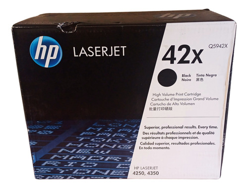 Toner Hp 42x Original Q5942x Laserjet 4250 - 4350 Factura Negro