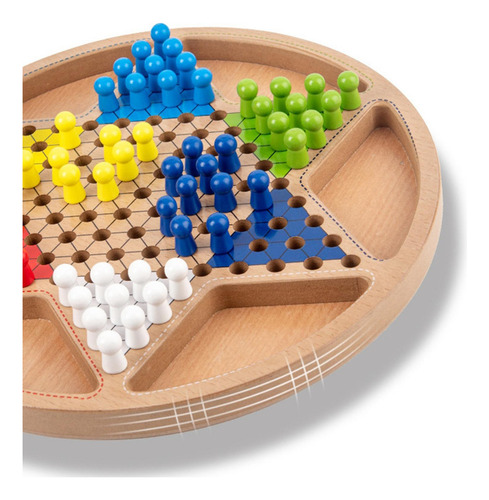 2 En 1 Halma Juego De Mesa Educativo De Damas Chinas Estilo1