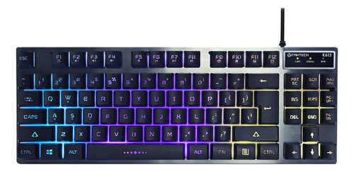 Teclado Gamer Fantech Fighter Tkl K613 Rgb - Revogames