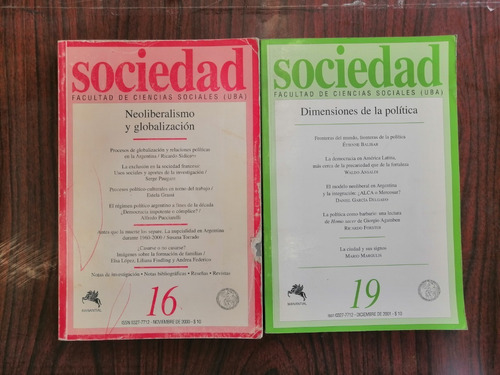 2 Un. Revista Sociedad Uba 16 Y 19