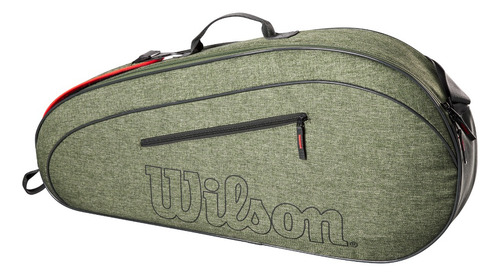 Raquetero Wilson Team Triple Heather Green - 3 Raquetas Color Verde