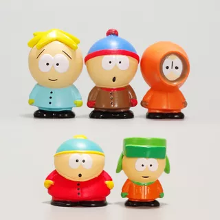 5pcs Figuras De South Park Decoración De Pastel Juguete