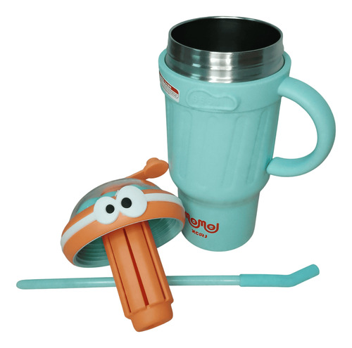 Vaso Termico Momo 1000ml Acero Inoxidable Celeste Sweet