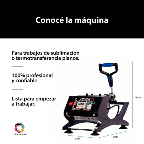 Sublimadora Tazas 11oz Maquina Mug Termo Vasos Color Sublime