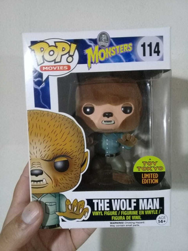 Funko Pop Hombre Lobo Flocked Universal Monster 