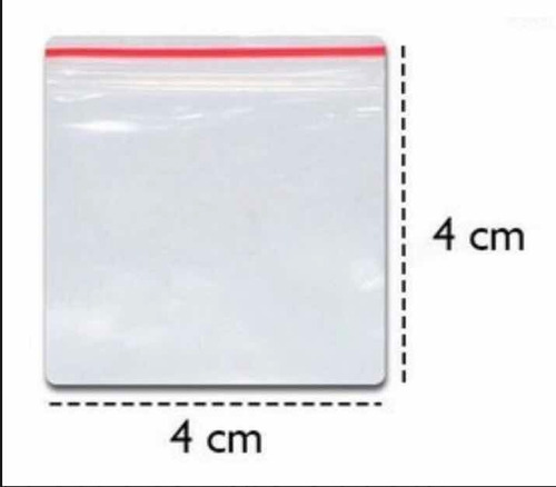 Saco Saquinho Zip Lock 4x4 Cm 10.000 Embalagens