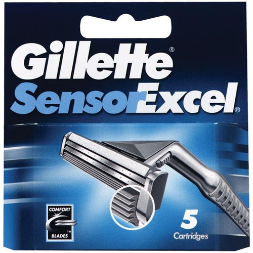 Gillette Sensor Excel Cart X 5 Repuestos