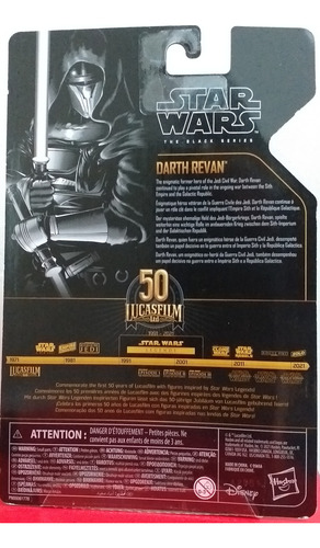 Star Wars Darth Revan Black Series Archive Kotor 50th Anniv