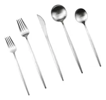 Comprar Gugrida Silver Flatware, Royal Juego De Vajilla De Acero ...