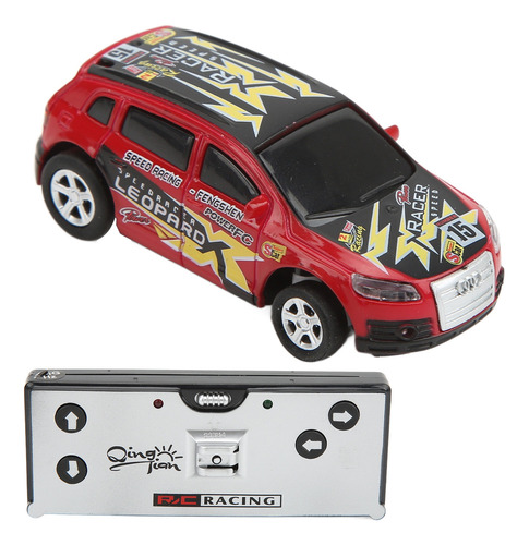 Mini Vehículo Rc Racing 4 Way Drift Car 1:64 Tamaño De Lata