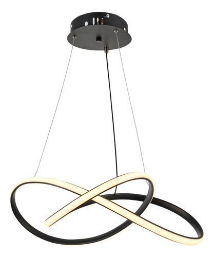 Luminária Lustre Pendente Led 3 Cores De Luz 43*2w