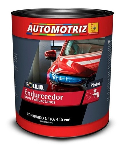 Endurecedor Transparente Poliuretano 1/8galón Vp Automotriz