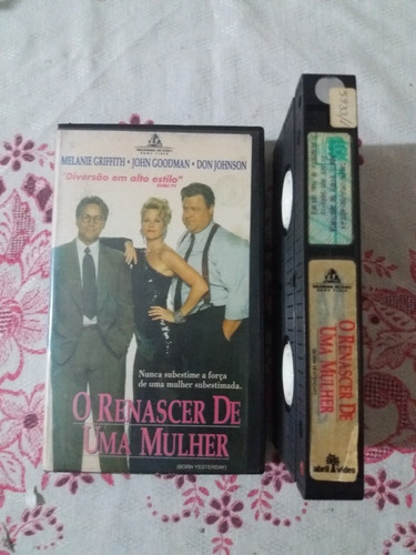 Vhs O Renascer De Uma Mulher ( Legendado) (Usado)