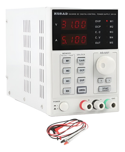 Fuente De Poder Variable Regulable Korad 0 A 30v Dc 5a 4 Dig