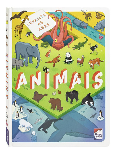 Levante & Descubra: Animais, De Autumn Publishing. Editora Happy Books, Capa Dura, Edição 1 Em Português, 2023