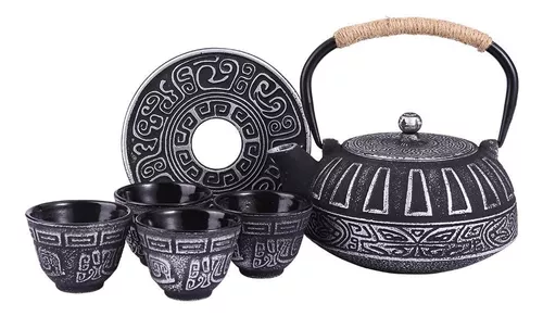 HOTUMN Teteras para té suelto de cerámica con tapa (patrón de loto y  pescado) Tetera china hecha a m…Ver más HOTUMN Teteras para té suelto de  cerámica