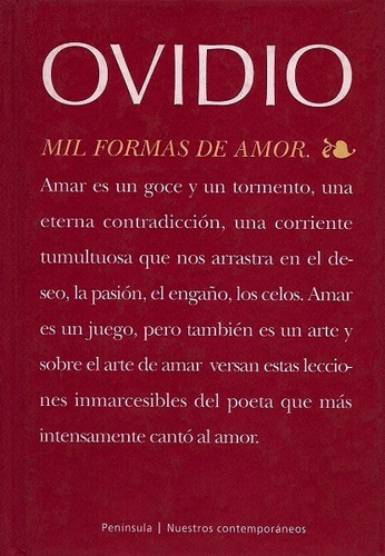 Mil Formas De Amor - Ovidio