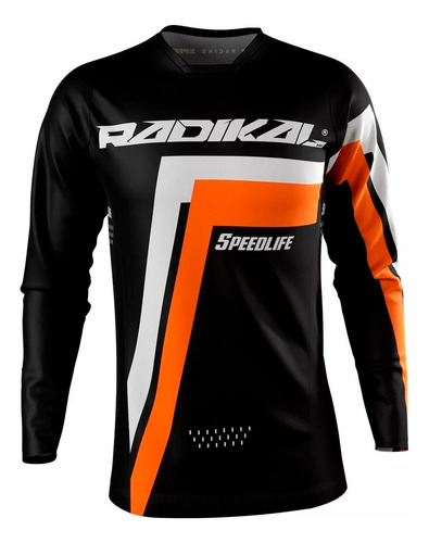 Jersey Remera Manga Larga Motocross Atv Enduro Radikal Volt