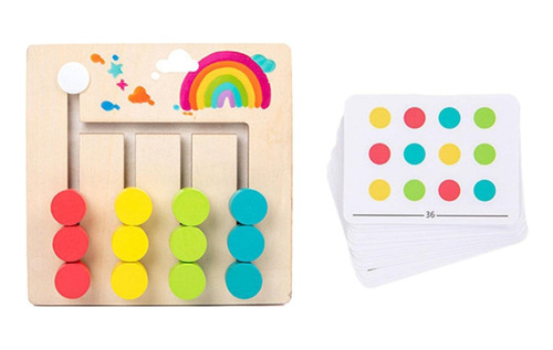 Juego Combinación Patrones De Colores Para Niños Montesorri