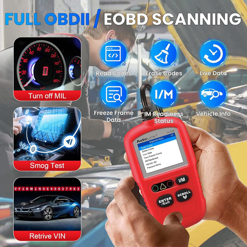 Autel Escender Obd2 Autolink Al329, Versión Actualizada De A