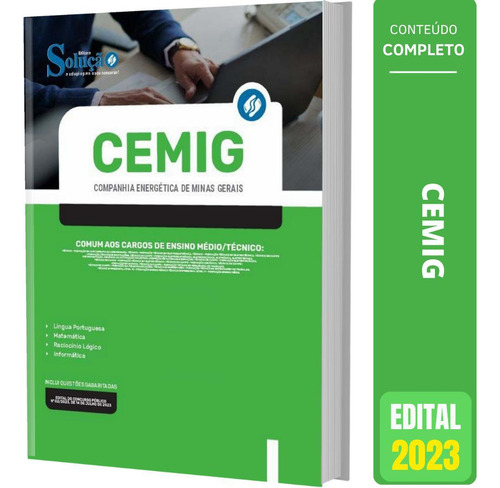 Apostila Concurso Cemig 2023 - Cargos Ensino Médio/técnico