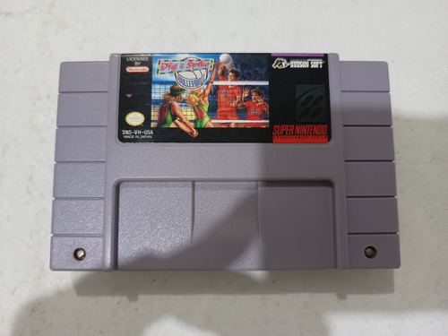 Dig & Spike Volleyball Original Super Nintendo Snes (Usado)