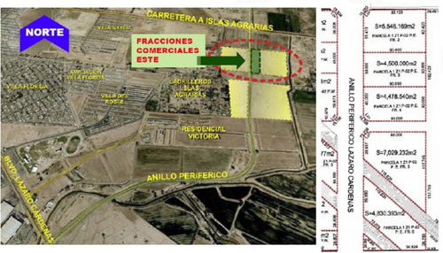 Imagen 1 de 1 de Terreno De 5,546.17 M² Cerca De Blvd. Islas Agrarias