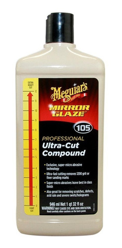 Liquido Pulido Grueso Meguiars 105 Ultra Cut Compound 946ml