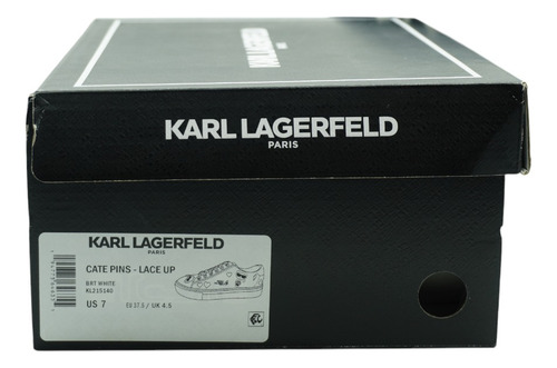 Tenis Karl Lagerfeld Cate Pins - Lace Up Nuevos Originales