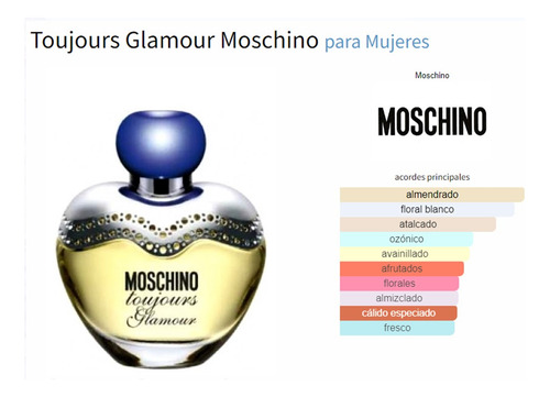 Moschino Toujours Glamour Edt 100ml Original S/caja