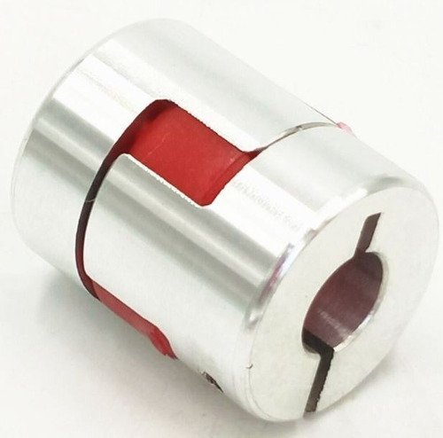 Kit 2 Acoplamento Flexível 25/30 Red Furos 6.35x10mm 35kgf
