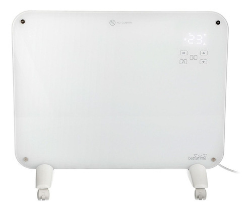 Panel Calefactor De Cristal Wi-fi Smarthome 1000w Betterlife Color Blanco