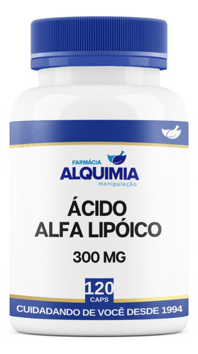 Ácido alfa lipoico 300 mg - 120 cápsulas Sabor a ácido alfa lipoico puro gastrorresistente