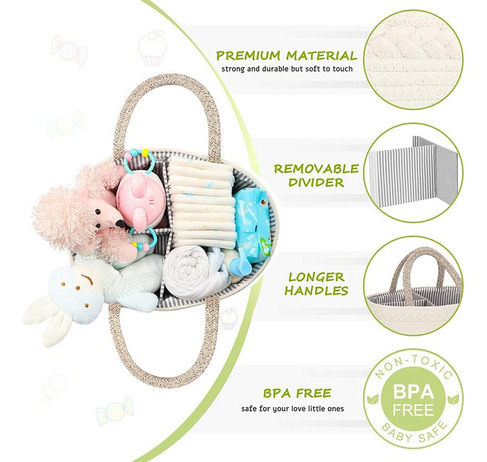 Caja De Almacenamiento De Pañales Para Bebés Caja De Pañales